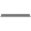 Wall Shelves 4 pcs Gray 23.6"x3.5"x1.2"