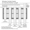 Twist Tab Lined Window Curtain Panel(Only 1 Pc Panel)