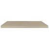 Floating Wall Shelves 4 pcs Oak 31.5"x9.3"x1.5" MDF