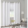 Basketweave Room Darkening Curtain Panel Pair(2 Pcs Window Panels)