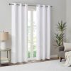 Basketweave Room Darkening Curtain Panel Pair(2 Pcs Window Panels)