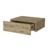 Vienna Floating Nightstand, Sleek Wall-Mounted Design with Spacious Drawer Storage