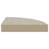 Wall Corner Shelves 4 pcs Oak and White 9.8"x9.8"x1.4" MDF