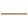 Wall Shelves 4 pcs White and Sonoma Oak 39.4"x3.5"x1.2"