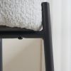 24" Tall, Round Bar Stools, Set of 2 - Contemporary upholstered dining stools for kitchens, coffee shops and bar stores - Includes sturdy hardware sup