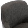 Richfield Charcoal Wood Base Swivel Chair